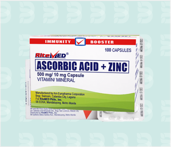 ASCORBIC+ZINC 500MG